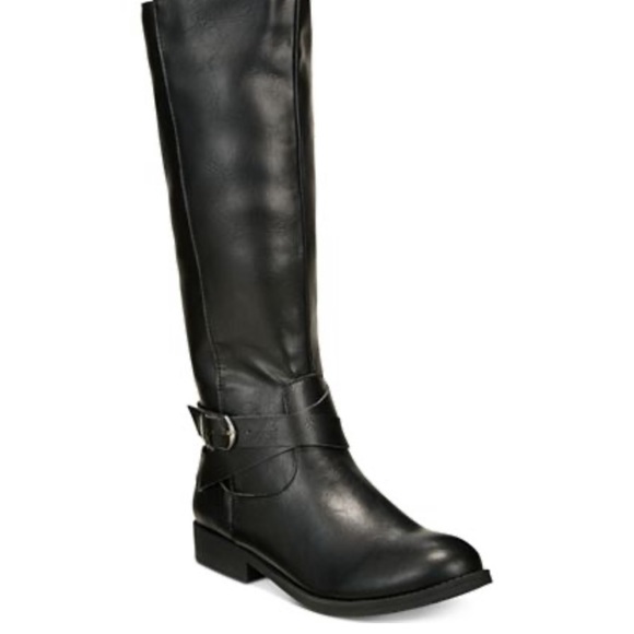 Style & Co. Shoes - Style & Co Black Riding Boots